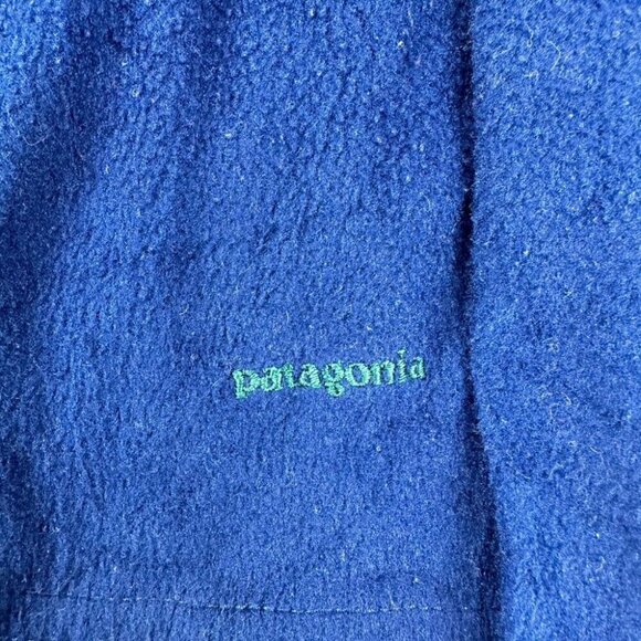 Vintage Patagonia Capilene Blue Fleece 1/4 Zip Pullover Men's Size Large 43482 - Picture 13 of 13